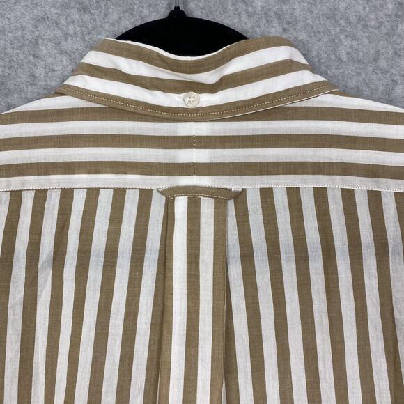 Todd Snyder Shirt Mens L Striped Summerweight Favorite Long Sleeve Button Down - Picture 5 of 9